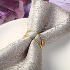 Gold Napkin Rings - 72 PCS Metal Spiral Napkin Rings(Spiral) Napkin Holders Buckles for Family Dinner, Wedding, Party,Table Decorations