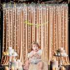 10 x 10 Feet Khaki Backdrop Curtain for Partie, Background Curtains for Photoshoot, Birthday, Wedding, Halloween, Thanksgiving, Christmas Day, New Year Party Decorations 5Ft x 10Ft, 2 Panels