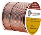 Mandala Crafts 18 Gauge Anodized Aluminum Craft Wire for Jewelry Making - 100 FT Colored Flexible Brown Wire - Bendable for Bonsai Armature Crafting Sculpting