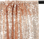 Eternal Beauty Rose Gold Sequin Backdrop, 7x7 Ft Glitter Background Curtains for Shimmer Photography Party Wedding Birthday Back Drop Decor