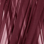 MLMC Burgundy Wedding Arch Draping Fabric 1 Panel 29" x 20 FT Extra Long Gauze Drapes Sheer Backdrop Curtains 6.6 Yards Airy Outdoor Drapery Panels for Wedding Bridal Shower Ceiling Decoration
