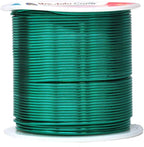 Mandala Crafts 18 Gauge Anodized Aluminum Craft Wire for Jewelry Making - 450 FT Colored Flexible Silver Copper True Blue Pink Ice Blue Green Wire - Bendable for Bonsai Armature Crafting Sculpting