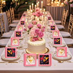 50-Count 4x4x2 Food-Safe Pink Bakery Boxes - Multi-Use Pastry & Treat Packaging for Cookies, Truffles & Wedding Favors (Stackable Gift Boxes for Cakes, Pies & Cinnamon Rolls)