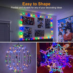 btfarm 3 Pack Fairy Lights Battery Operated [3 Modes], 7ft 20 Led Twinkle Lights String Lights Waterproof Bulk Small Mini Silver Wire for Mason Jars Vases Wedding Table Centerpiece, Multicolor
