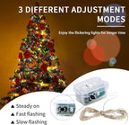8 Pack Fairy Lights 7Ft 20 LED Twinkle String Lights 3 Modes Battery Operated Waterproof Firefly Starry for Mason Jar Party Wedding Christmas Valentines Day Table Centerpieces,Multicolor