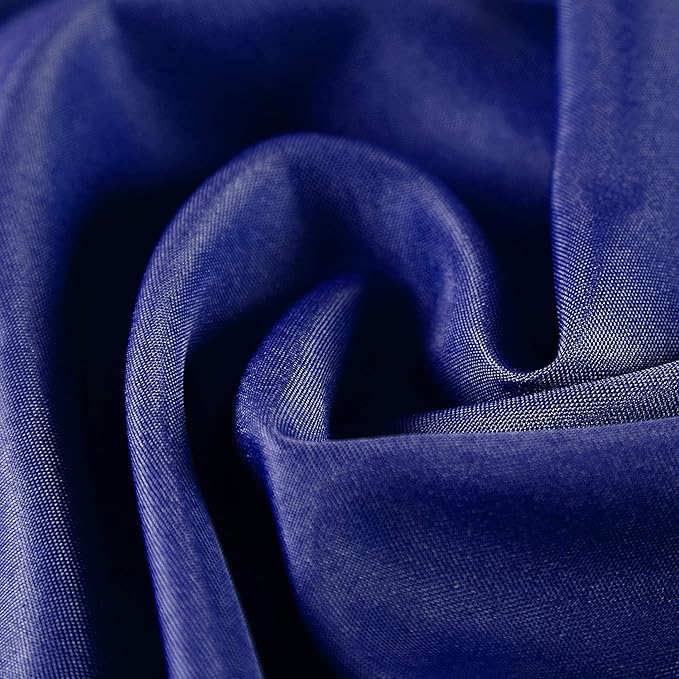 Cloth Napkins 17x17 inch Washable Polyester Dinner Napkins Soft Table Napkins for Wedding Party Dining Banquet(Royal Blue,12PCS)