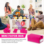 12 Sets Mini Sneaker Boxes for Party Favors Mini Shoe Gifts Boxes 4.7 x 2.5 x 2 Inch Sports Small Gift Case with Editable Label for Candies Cookies Snackss