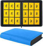 Card Binder 9 Pocket,Trading Card Binder Holds up to 360 Cards with 20 Sleeves,Zipper Card Holder Album Compatible with TCG Card/Game Cards/Sports Card