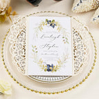 25pcs Glitter Wedding Invitations with Envelopes and RSVP Cards Gold Personalized Laser Cut Party Invitation with Ribbons for Wedding Engagement Baby Bridal Shower Quinceanera Birthday Party Invite
