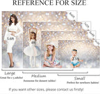 Mocsicka 7x5 Bokeh Photography Backdrop Blue Grey Spots Sparkle (No Real Glitter) Background Weeding Baby Shower Birthdat Newborn Baby Portrait Photo Studio Props (7x5ft (82x60 inch))