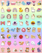 600 Pcs Stickers for Kids, Cute Water Bottle Stickers for Kids Waterproof, Vinyl Laptop Kid Sticker Pack, Kid Classroom Prizes for Elementary Students