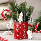 30pcs Christmas Ornaments Set for Tree- Hanging Acrylic Crystal Snowflake Icicle Drop Christmas Decorations for Winter Christmas Tree New Year Party Supplies