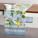 Maison d' Hermine Table Runner 100% Cotton Single Layer Table Runners 72 inches Long Decorative for Home Kitchen Dining Party Baby Shower Wedding Bridal Shower Spring Summer (Citrus, 14.50" x 72")
