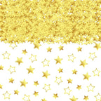 Confetti Star Sequins Table Metallic Foil Sprinkles or DIY Birthday Wedding Engagemetn Christamas New Year Theme Party Celebrations Favor Party Supplies(Golden,2 SIZE)