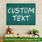 Custom Sign, Custom Street Sign, 11 Font Colors, 13 Font Styles, 4 Hole Options, 22 Sizes, 36x48 Inches, Rust Free DiBound, Fade Resistant, Made in USA by My Sign Center (Chalkboard Green)