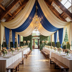 20ft x 15ft Beige Wrinkle Free Backdrop Curtains for Parties,Silky Polyester Fabric Wedding Ceiling Drapes, 4 Panels 15ft Photo Back Drop Drapes for Baby Shower Photography Stage Background Cloth