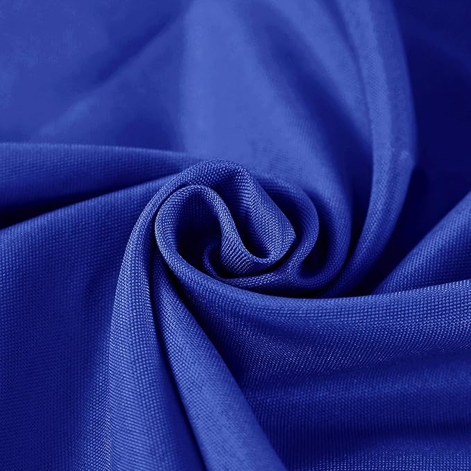 Rectangle Tablecloth 90x156 inch Washable Polyester Fabric Table Cloth for Wedding Party Dining Banquet Decoration（90x156, Royal Blue）