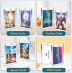 40ct Magnetic Card Holders, 35pt One Touch Card Holder, U-V Protection Hard Plastic Case for Trading Cards, Display Case for Sports, Baseball, Football, Game Cards