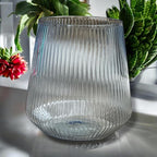 40 count Origami Ripple Unbreakable Stemless Plastic Wine Champagne Whiskey Glasses Elegant Durable Disposable Indoor Outdoor Ideal for Home, Bars, Wedding, Ribbed 12 Ounce Cups (Color Collection)