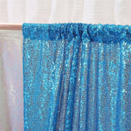 Eternal Beauty Turquoise Sequin Backdrop, 20x10 Ft Glitter Background Curtains for Shimmer Photography Party Wedding Birthday Back Drop Decor