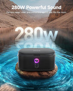 Ikarao Karaoke Machine with Lyrics Display Screen, KaraFun Prime, EQ, Autotune, Connect to TV, 2 Self-Charging Wireless Microphones, Karaoke System for Adults Kids, Portable Bluetooth Speaker for Home