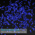 PATIKIL 10000 Pcs Wedding Table Scatter Confetti Crystals 4.5mm Acrylic Diamonds Vase Fillers Gems for Table Centerpiece Decorations Party Vase Beads, Dark Blue