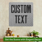 Custom Sign, Custom Street Sign, 11 Font Colors, 13 Font Styles, 4 Hole Options, 22 Sizes, 36x36 Inches, Rust Free DiBound, Fade Resistant, Made in USA by My Sign Center (Diamond Metal)