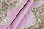 vctops Damask Lace Patchwork Tablecloth Luxury Square Small Table Cover Elegant Floral Embroidered Lace Table Cloth for Party Kitchen Dinning Picnic Decoration (Type P,22"x22")