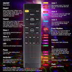 6 in 1 Party Lights Disco Ball Light Dj Disco Lights LED Stage Strobe Lights Projector Sound Activated with Remote for Dance Parties，Parties Club Bar Holiday Christmas Gift Birthday Wedding Karaoke