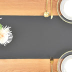 Farmhouse Grey Table Runner Dining Table Runners 72 Inches Long Coffee Table Runner for Dresser Living Room Bedroom Holiday Party Banquet 12X72 Inch
