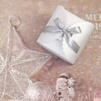 Silver Glitter Gift Boxes, 10 PCS Small Gift Box with Lids Bulk for Wedding, Party, Birthday, Valentine's Day and More, 4.75” x 4.75” x 3.53” Fancy Present Box for Gift Giving