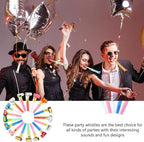 160 Pack Party Blowouts Noisemakers Colorful Party Whistles Blower Funny Birthday Blow Horns Bulk for Birthday New Years Party Favors