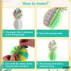 KatchOn Huge Pineapple Centerpiece for Tables - 12 Inch, Pack of 6 | Luau & Hawaiian Party Decorations, Tropical & Beach Decorations
