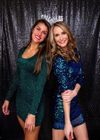 ShinyBeauty Black Sequin-Backdrop-20FTx10FT Sequins Fabric Backdrops for Photoshoot Panel Heavy Duty Background 10FT Glitter Curtain Happy Birthday Drapes