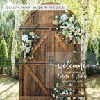 Andaz Press Custom Large Wedding Acrylic Sign, 16 X 24 Inches, Script Welcome, Personalized Sign, Welcome Sign For Modern Wedding Theme Wedding Welcome Sign Bienvenidos A Nuestra Boda