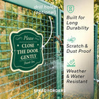 Custom Decorative Outdoor Metal Sign - Personalized Aluminum Driveway Sign, Waterproof, Made in USA - Design 3 Forest Green 12x12 In