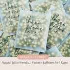 Rainbow Pana 50 Pack Prefilled Confetti Packets | Biodegradable Confetti, Dried Flower Petals | Real Flower Petals to Throw at Wedding, Glassine Bags Rose Wedding Send Off Ideas