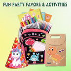 Aowplc 36 Pcs Make-A-Face Sticker Sheets Kids Party Favors Mix and Match Stickers with Dinosaurs, Mermaids, Unicorns, Horses, Farm & Sea Animals for Parties, Birthdays, Classroom Activities & Crafts