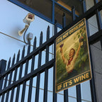 Funny Wine Aluminum Sign - "It's Not Drinking If It's Wine" - Vintage Metal Wall Decor for Bar, Kitchen, or Home - 8"x12"
