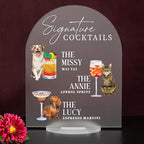 Pet Signature Drink Wedding Signs