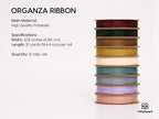 Vitalizart 3/8" x 90 Yards Organza Ribbon Set 9 Rolls x 10 Yd Sheer Ribbon for Gift Wrapping Crafts Christmas Tree Bows Wedding Invitations Wreaths Party Decor Bouquet DIY Projects (Mixed Colors)