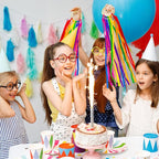 24Pcs Rainbow Ribbon Streamers Waldorf Toys Creative Waldorf Hand Kite Set Streamers with Wood Ring Sensory Learning Educational Toy for Playroom Dancing Birthday (Rainbow Colors)
