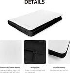 16 Pockets Premium Card Binder 1024 Cards Trading Card Binders Side Load Card Storage Display Album(16 Pocket 1024 Card Slot,White)