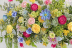 Serra Flora Artificial Flowers Combo Set Faux Flowers Bulk Flower Leaf with Stems for DIY Wedding Bouquets Centerpieces Baby Shower Party Home Decorations