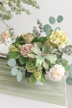 Serra Flora Artificial Flower Combo Fake Peony Rose Silk Flowers for DIY Wedding Bridal Bouquet Centerpieces Arrangements Party Decorations