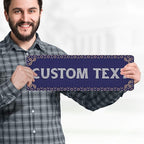 Custom Sign, Custom Street Sign, 11 Font Colors, 13 Font Styles, 4 Hole Options, 22 Sizes, 6x18 Inches, Rust Free DiBound, Fade Resistant, Made in USA by My Sign Center (Fauxsaic 1)