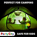 Party City Green Glow Sticks Bulk Pack 6”- 50pk Glow in the Dark Sticks for Kids, Waterproof Camping Survival Ultra Bright Emergency Light Stick with String, Neon Glowsticks Party Supplies Favors