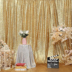 Gold Sequin Backdrop,5FT x 7FT Sequin Photography Backdrop Curtain for Party Decoration