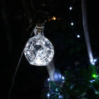 Decorman Upgraded 10 Pack Solar Wine Bottle Lights 20 LEDs Waterproof Silver Wire Cork Lights for Party, Wedding, Christmas, Holiday, Outdoor, Garden, Patio, Pathway Decor