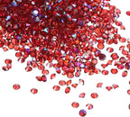 PATIKIL 14000Pcs Wedding Table Scatter Confetti Crystals 3mm Acrylic Diamonds Vase Fillers Gems for Table Centerpiece Decorations Bridal Shower Party, Dark Red AB